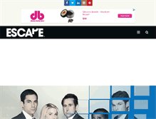 Tablet Screenshot of escapetv.com